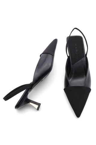 Kadın Stiletto Topuklu Ayakkabı Telas - Siyah