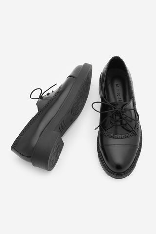 Kadın Oxford Ayakkabı Marvo - Siyah