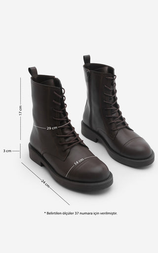 Kadın Günlük Postal Bot Sirus - Kahve