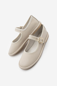 Kadın Bantlı Babet Lunari - Ekru