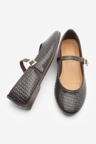 Kadın Bantlı Günlük Babet Afira - Kahve