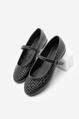 Kadın Bantlı Günlük Babet Afira - Siyah