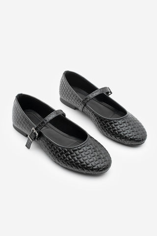 Kadın Bantlı Günlük Babet Afira - Siyah