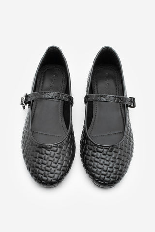 Kadın Bantlı Günlük Babet Afira - Siyah