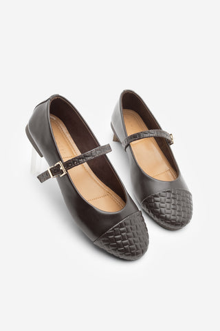 Kadın Bantlı Günlük Babet Renada - Kahve