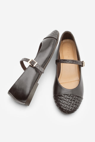 Kadın Bantlı Günlük Babet Renada - Kahve