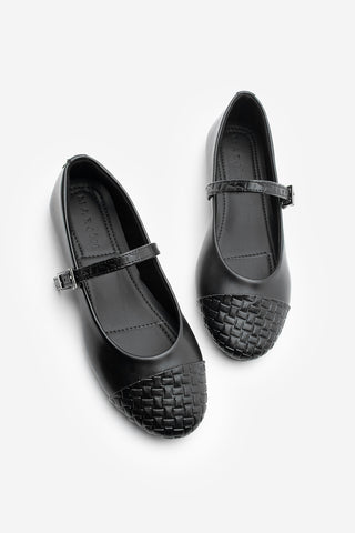 Kadın Bantlı Günlük Babet Renada - Siyah