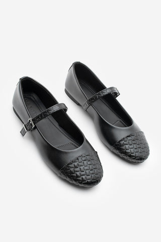 Kadın Bantlı Günlük Babet Renada - Siyah