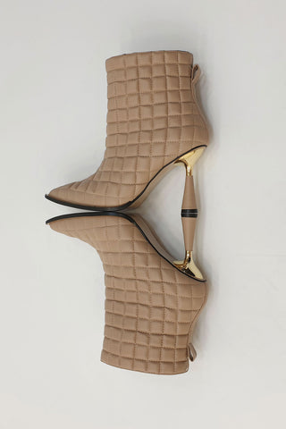 Kadın Topuklu Bot Diana - Bej