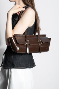 Kadın El Ve Omuz Çantası Orya - Kahve