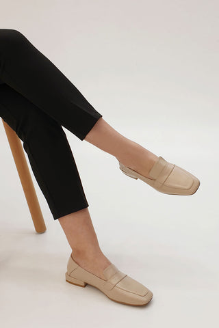 Kadın Loafer Ayakkabı Erode - Bej