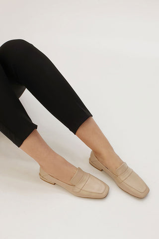 Kadın Loafer Ayakkabı Erode - Bej