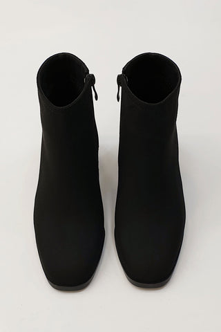 Kadın Topuklu Bot Falen - Siyah Süet