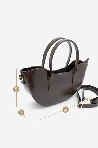 Kadın Omuz Çantası Foren - Kahve