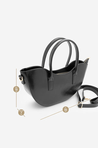 Kadın Omuz Çantası Foren - Siyah