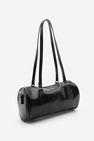 Kadın El Ve Omuz Çantası Zeton - Siyah