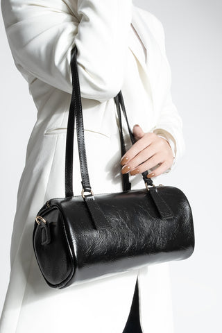 Kadın El Ve Omuz Çantası Zeton - Siyah