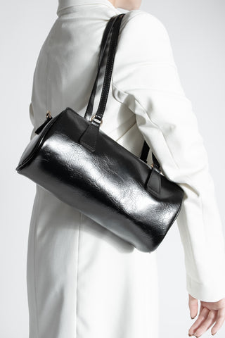 Kadın El Ve Omuz Çantası Zeton - Siyah