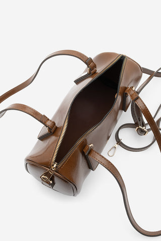 Kadın El Ve Omuz Çantası Zeton - Taba