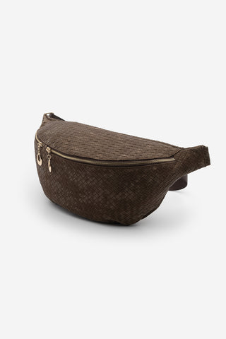 Kadın Uzun Askılı Çapraz Ve Omuz Çantası Nelipa - Kahve Kadife