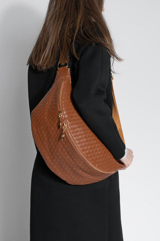 Kadın Uzun Askılı Çapraz Ve Omuz Çantası Nelipa - Taba