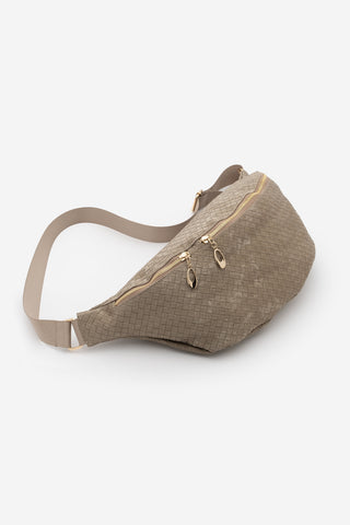 Kadın Uzun Askılı Çapraz Ve Omuz Çantası Nelipa - Vizon Kadife