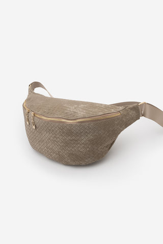 Kadın Uzun Askılı Çapraz Ve Omuz Çantası Nelipa - Vizon Kadife