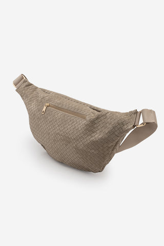 Kadın Uzun Askılı Çapraz Ve Omuz Çantası Nelipa - Vizon Kadife