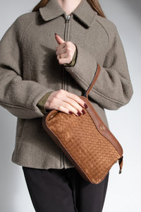 Kadın El Ve Omuz Çantası Faris - Taba