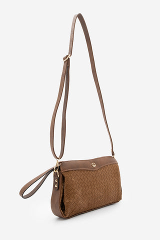 Kadın El Ve Omuz Çantası Faris - Taba