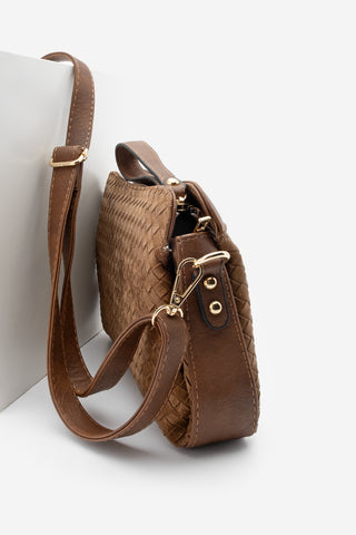 Kadın El Ve Omuz Çantası Faris - Taba