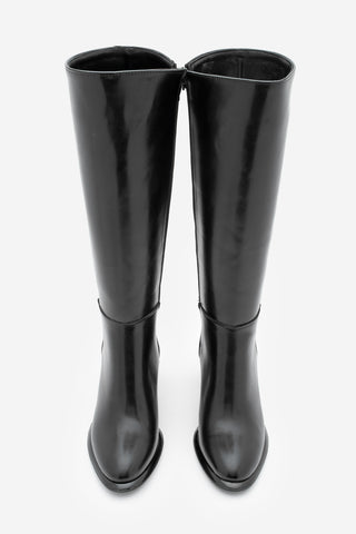 Kadın Kalın Topuklu Çizme Lovet - Siyah