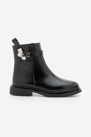 Kadın Tokalı Günlük Bot Velis - Siyah