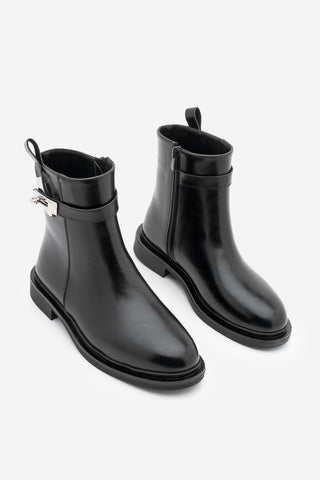 Kadın Tokalı Günlük Bot Velis - Siyah