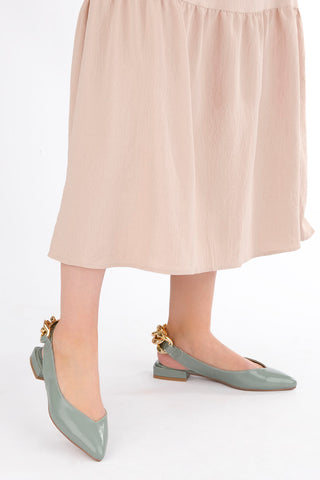 Kadın Babet Finle - Yeşil Rugan