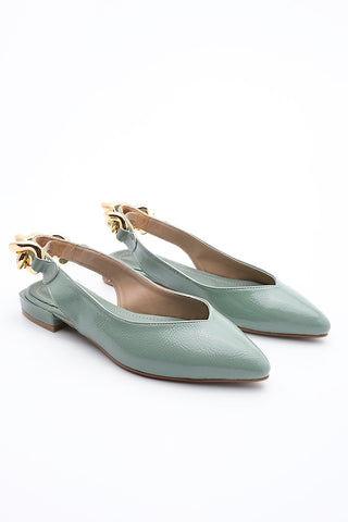 Kadın Babet Finle - Yeşil Rugan