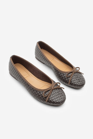 Kadın Fiyonklu Günlük Babet Monit - Kahve