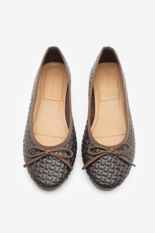 Kadın Fiyonklu Günlük Babet Monit - Kahve