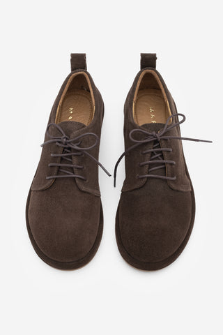 Kadın Hakiki Deri Oxford Ayakkabı Bemor - Kahve Süet