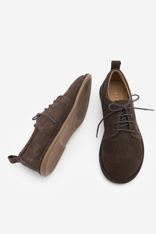 Kadın Hakiki Deri Oxford Ayakkabı Bemor - Kahve Süet