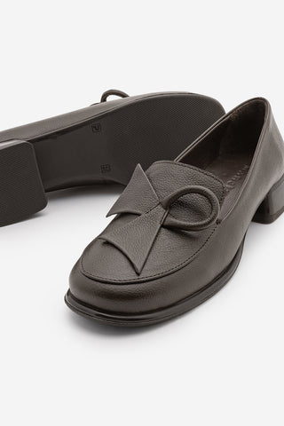 Kadın Hakiki Deri Loafer Günlük Ayakkabı Sanero - Kahve