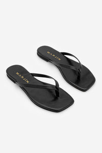 Kadın Parmak Arası Günlük Terlik Nelvin - Siyah