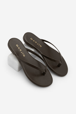 Kadın Parmak Arası Günlük Terlik Navisa - Kahve