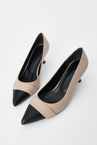 Kadın Klasik Topuklu Ayakkabı Sadese - Bej