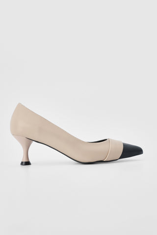 Kadın Klasik Topuklu Ayakkabı Sadese - Bej
