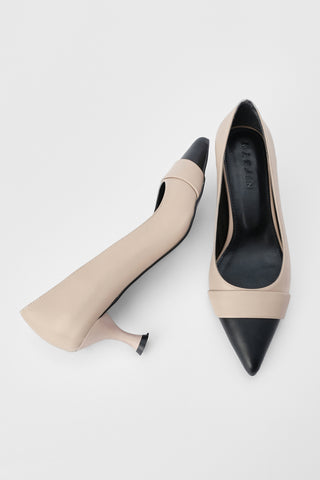 Kadın Klasik Topuklu Ayakkabı Sadese - Bej