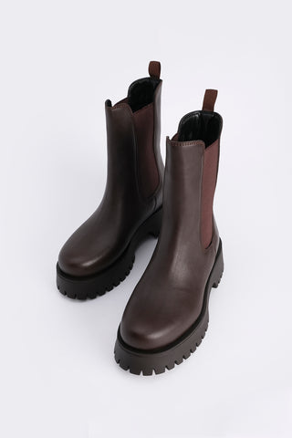 Kadın  Günlük Bot Zemes - Kahve