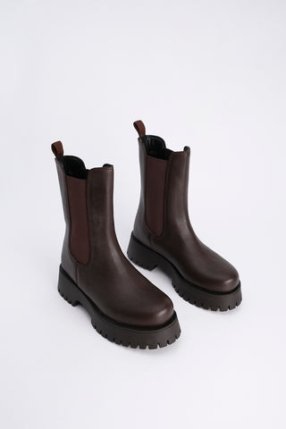 Kadın  Günlük Bot Zemes - Kahve