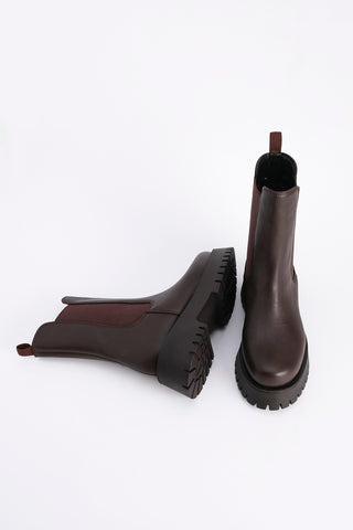 Kadın  Günlük Bot Zemes - Kahve