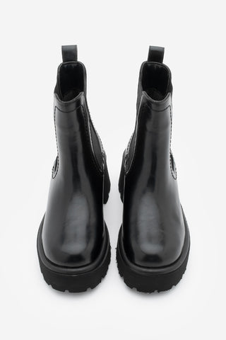 Kadın Kalın Topuklu Günlük Bot Fenros - Siyah